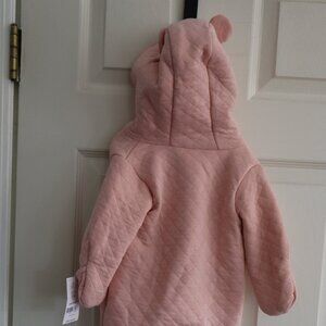 Carter's hooded pink winter suit 3m